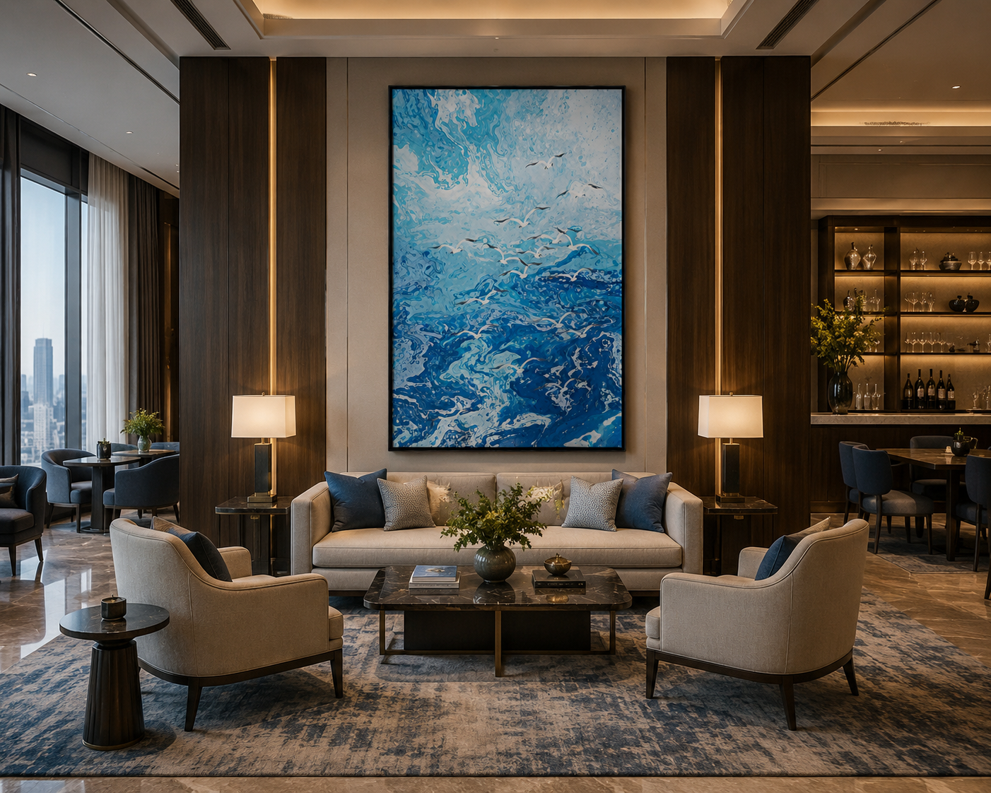 Hotel Lounge featuring Animal Collection